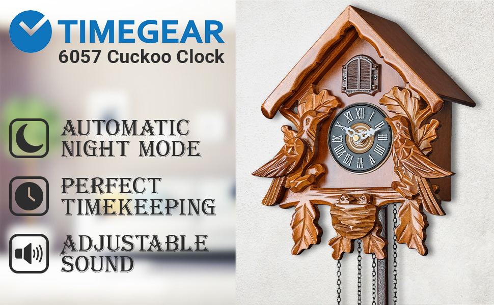 Cuckoo Bird Clock by Timegear