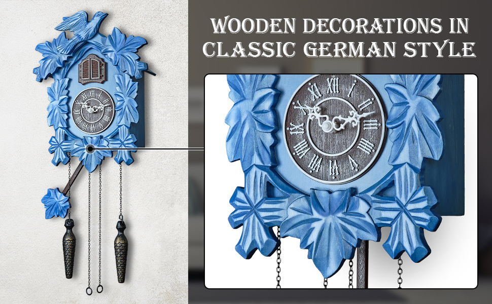 Wooden Cuckoo clock decorations